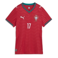 Camiseta Portugal Rafael Leao #17 Primera Equipación Replica Mundial 2026 para mujer mangas cortas